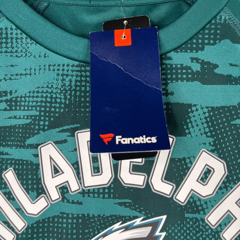 Philadelphia Eagles Fanatics T Shirt 2XL Green Graphic Print New NWT NFL Mens - Picture 4 of 11